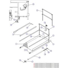 Powered Extension Platform Assembly for Skyjack SJIII 3220 DC Scissor Lift