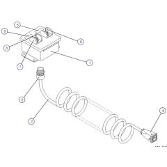 Powered Extension Platform Control Box Assembly for Skyjack SJIII 3220 DC Scissor Lift