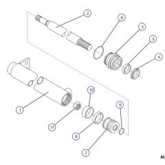 Powered Extension Platform Cylinder Assembly for Skyjack SJIII 3220 DC Scissor Lift