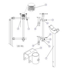 Light Duty Pipe Rack Option for Skyjack SJIII 4620 (66005 - 66429 700000 - 704418) DC Scissor Lift