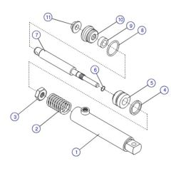 Brake Cylinder for Skyjack SJIII 4620 (66005 - 66429 700000 - 704418) DC Scissor Lift