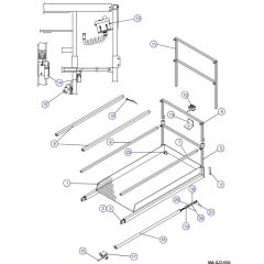 Powered Extension Platform for Skyjack SJIII 4620 (66005 - 66429 700000 - 704418) DC Scissor Lift