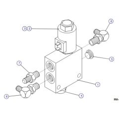 Proportional Control Manifold for Skyjack SJIII 4620 (66005 - 66429 700000 - 704418) DC Scissor Lift