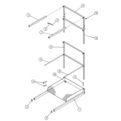3FT Manual Extension Platform for Skyjack SJIII 4626 (700000 - 704418) DC Scissor Lift