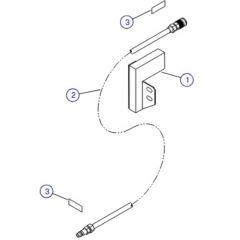 Air Hose to Platform for Skyjack SJIII 4626 (700000 - 704418) DC Scissor Lift