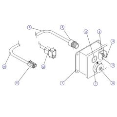 Base Control Box CE for Skyjack SJIII 4626 (700000 - 704418) DC Scissor Lift