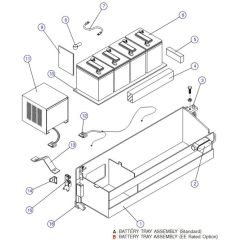 Battery Tray for Skyjack SJIII 4626 (700000 - 704418) DC Scissor Lift