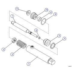 Brake Cylinder for Skyjack SJIII 4626 (700000 - 704418) DC Scissor Lift