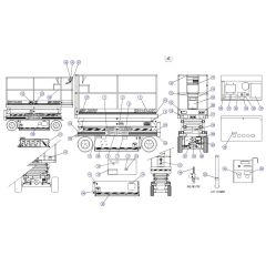 Labels and Nameplates ANSI/SIA and CSA for Skyjack SJIII 4626 (700000 - 704418) DC Scissor Lift