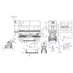 Labels and Nameplates CE for Skyjack SJIII 4626 (700000 - 704418) DC Scissor Lift