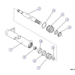 Powered Extension Platform Cylinder for Skyjack SJIII 4626 (700000 - 704418) DC Scissor Lift