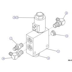 Proportional Control Manifold for Skyjack SJIII 4626 (700000 - 704418) DC Scissor Lift