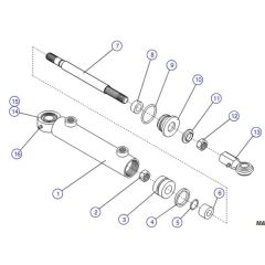 Steer Cylinder for Skyjack SJIII 4626 (700000 - 704418) DC Scissor Lift