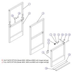 Gate for Skyjack SJIII 4632 DC Scissor Lift