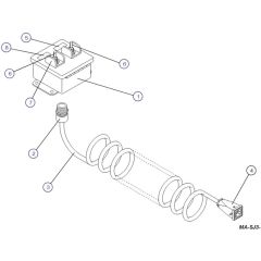 Powered Extension Platform Control Box for Skyjack SJIII 4632 DC Scissor Lift