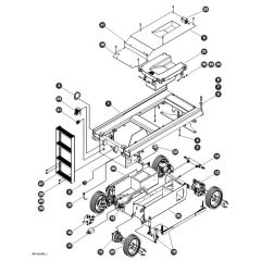 Base Assembly for Skyjack SJIII 4740 DC Scissor Lift