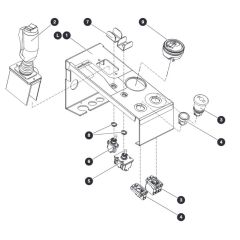Control Console Assembly for Skyjack SJIII 4740 DC Scissor Lift