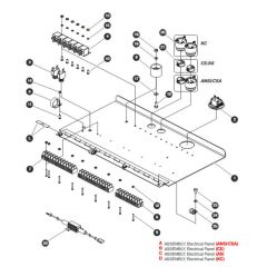 Electrical Panel (S/N 70201095 & Below) Assembly for Skyjack SJIII 4740 DC Scissor Lift