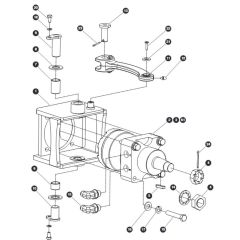 Front Hub Assembly for Skyjack SJIII 4740 DC Scissor Lift