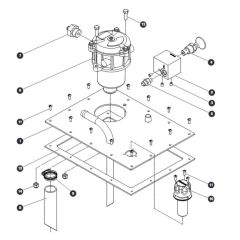 Hydraulic Tank Lid Assembly for Skyjack SJIII 4740 DC Scissor Lift