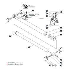 Lift Cylinders for Skyjack SJIII 4740 DC Scissor Lift