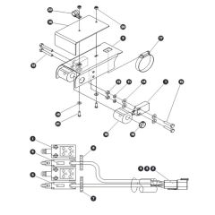 Limit Switch (S/N 70201096 & Above) Assembly for Skyjack SJIII 4740 DC Scissor Lift