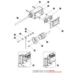 Platform A/C Outlet Assembly for Skyjack SJIII 4740 DC Scissor Lift