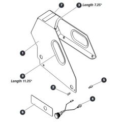 Secondary Guard Lift Enable (CE Only) Assembly for Skyjack SJIII 4740 DC Scissor Lift