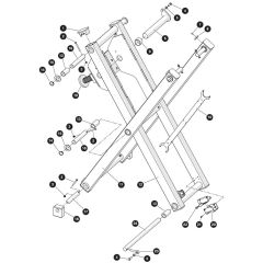 Scissor Arm (Level 1) Assembly for Skyjack SJ3014 Micro DC Scissor Lift
