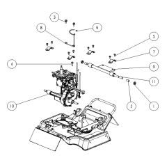 Drive, Cutting Assembly -2 for OREC SP1000 Mower