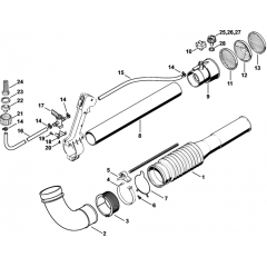 Pleated Hose Assembly