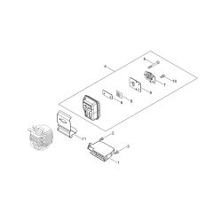 Muffler for ECHO SRM-236TES/L