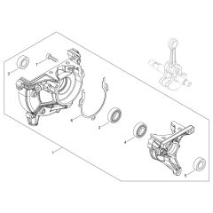 Crankcase for ECHO SRM-2621TES/L
