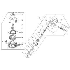 Gear Case for ECHO SRM-265ES/L