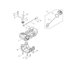 Fuel Tank for ECHO SRM-3021TES/L