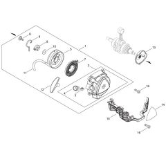 Recoil Starter for ECHO SRM-3611T/L