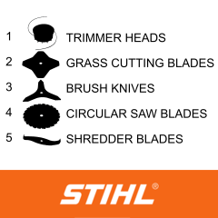 Cutting Attachments for Stihl FS40, FS50 Brushcutter