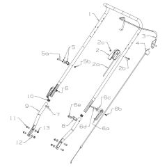 Handle Assembly for Morrison Mower