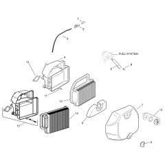 Air Intake for Kohler SV541