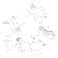 Fuel System for Kohler SV740