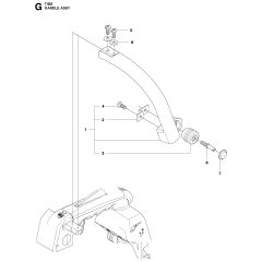 Handle Assembly For Husqvarna T425 Chainsaw