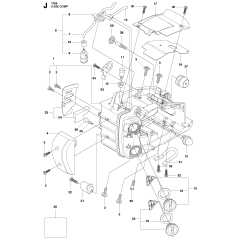 Housing Assembly For Husqvarna T425 Chainsaw