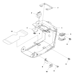 Cylinder Cover Assembly For Husqvarna T540XP Chainsaw
