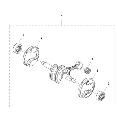 Crankshaft Assembly For Husqvarna T540XP Chainsaw