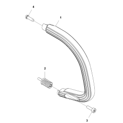 Handle Assembly For Husqvarna T540XPII Chainsaw