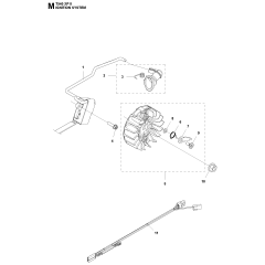 Ignition System Assembly For Husqvarna T540XPII Chainsaw