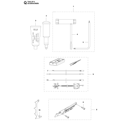 Accessories Assembly For Husqvarna T540XPII Chainsaw