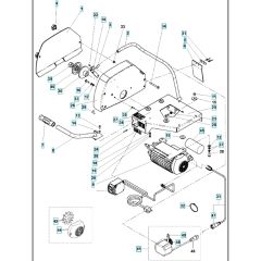 Motor, Blade Guard for TS 350 E