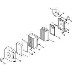 Air Filter Assembly for Stihl TS400