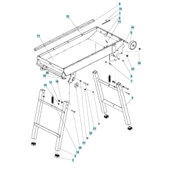 Frame Assembly for TS 400 F